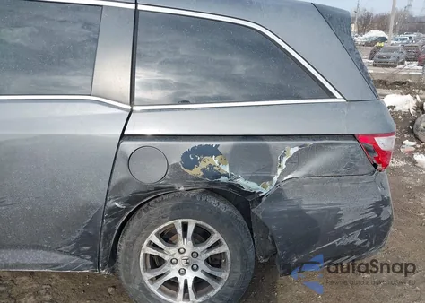 2012 Honda Odyssey Ex z USA, uszkodzony, nr VIN 5FNRL5H43CB044356